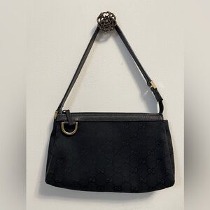 Gucci GG Canvas Abbey D ring Baguette